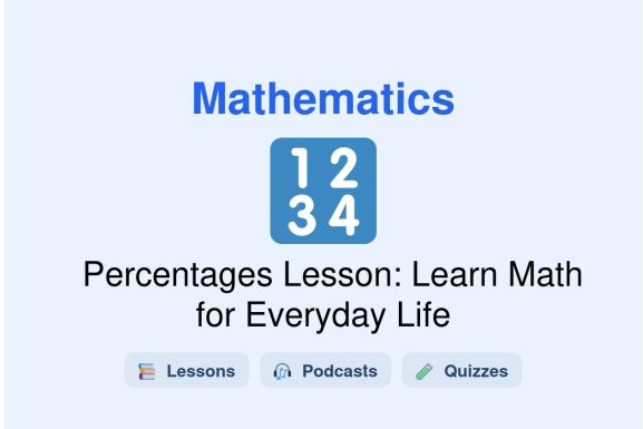 🎓 Percentages Lesson: Learn Math for Everyday Life