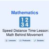 🎓 Speed Distance Time Lesson: Math Behind Movement