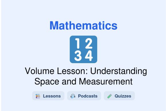 🎓 Volume Lesson: Understanding Space and Measurement