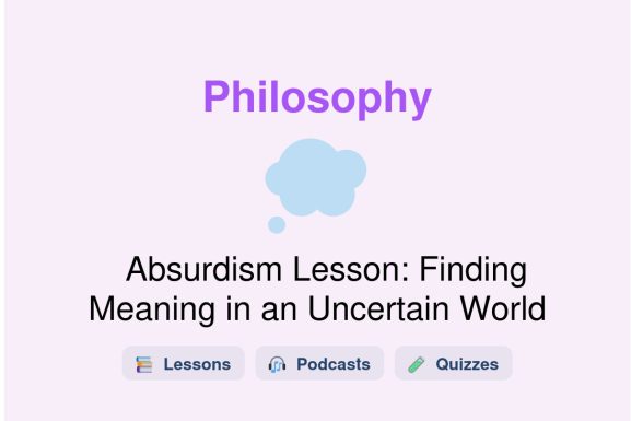 🎓 Absurdism Lesson: Finding Meaning in an Uncertain World