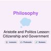 🎓 Aristotle and Politics Lesson: Citizenship and Government