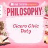 Cicero Lesson: Philosophy, Politics, and Civic Duty