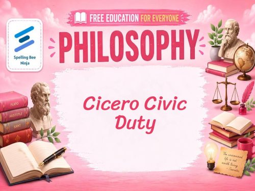 Cicero Lesson: Philosophy, Politics, and Civic Duty