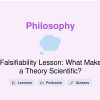 🎓 Falsifiability Lesson: What Makes a Theory Scientific?