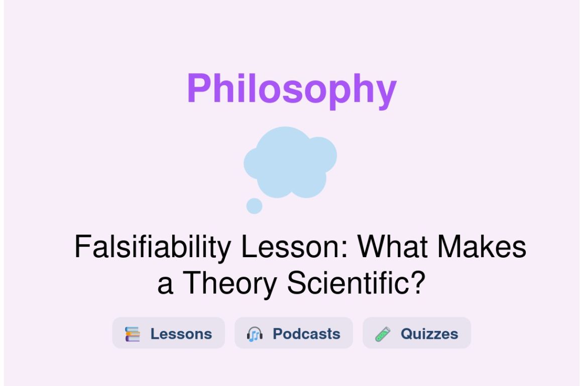 🎓 Falsifiability Lesson: What Makes a Theory Scientific?