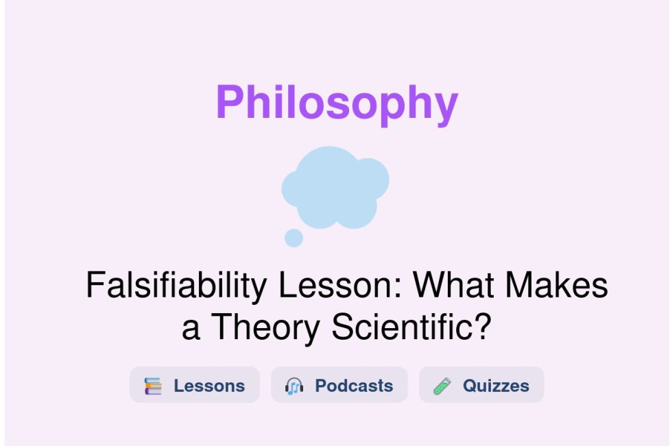 🎓 Falsifiability Lesson: What Makes a Theory Scientific?