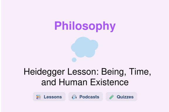 🎓 Heidegger Lesson: Being, Time, and Human Existence