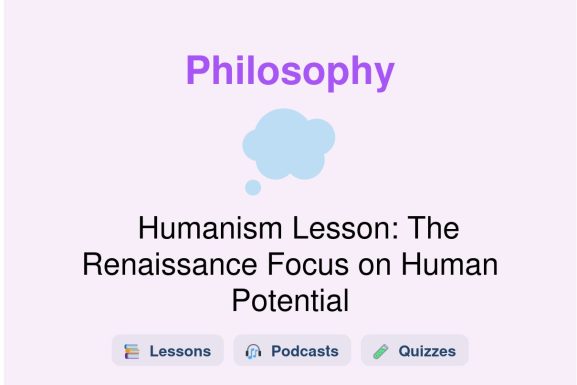 🎓 Humanism Lesson: The Renaissance Focus on Human Potential