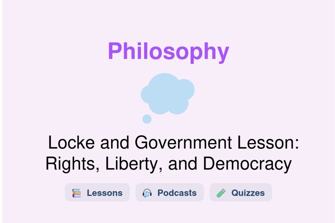 🎓 Locke and Government Lesson: Rights, Liberty, and Democracy