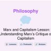 🎓 Marx and Capitalism Lesson: Understanding Marx’s Critique of Capitalism