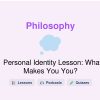 🎓 Personal Identity Lesson: What Makes You You?