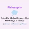 🎓 Scientific Method Lesson: How Knowledge Is Tested