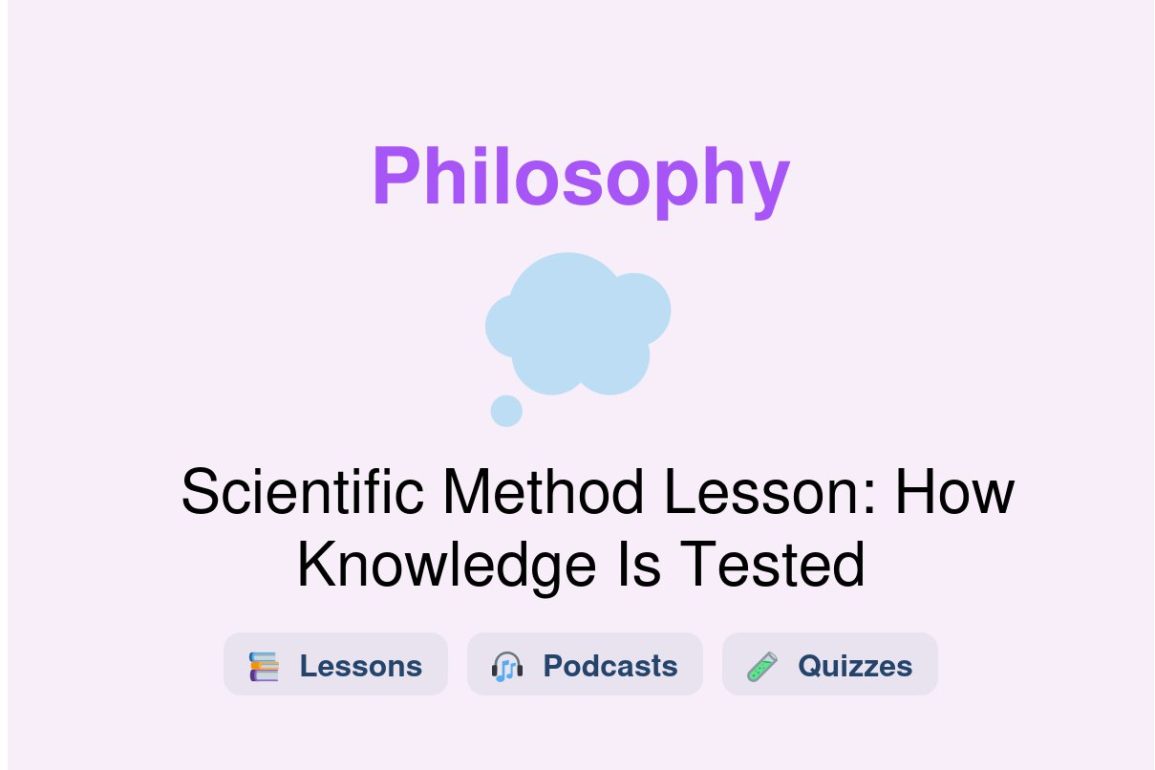 🎓 Scientific Method Lesson: How Knowledge Is Tested