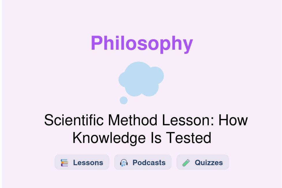 🎓 Scientific Method Lesson: How Knowledge Is Tested