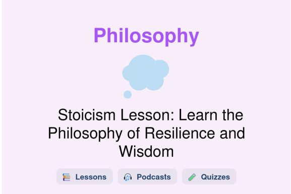 🎓 Stoicism Lesson: Learn the Philosophy of Resilience and Wisdom