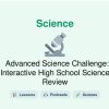 🎓 Advanced Science Challenge: Interactive High School Science Review