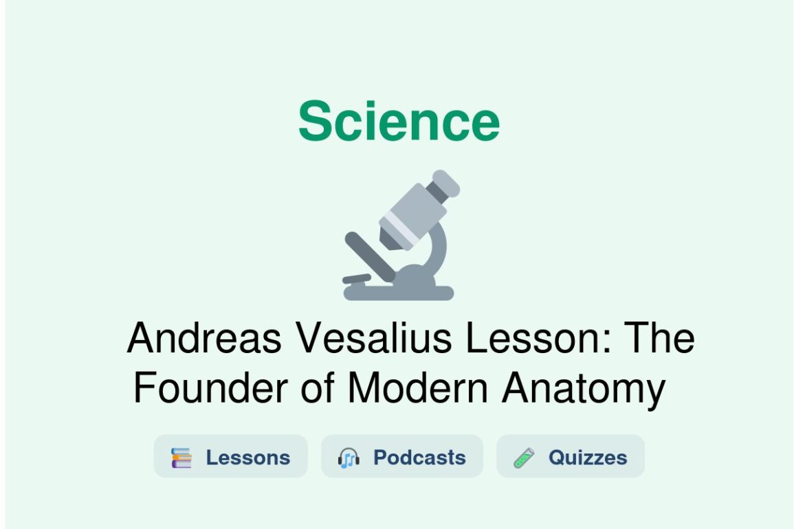 🎓 Andreas Vesalius Lesson: The Founder of Modern Anatomy