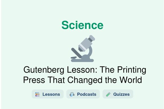 🎓 Gutenberg Lesson: The Printing Press That Changed the World