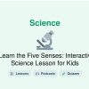 🎓 Learn the Five Senses: Interactive Science Lesson for Kids