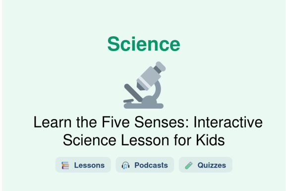 🎓 Learn the Five Senses: Interactive Science Lesson for Kids