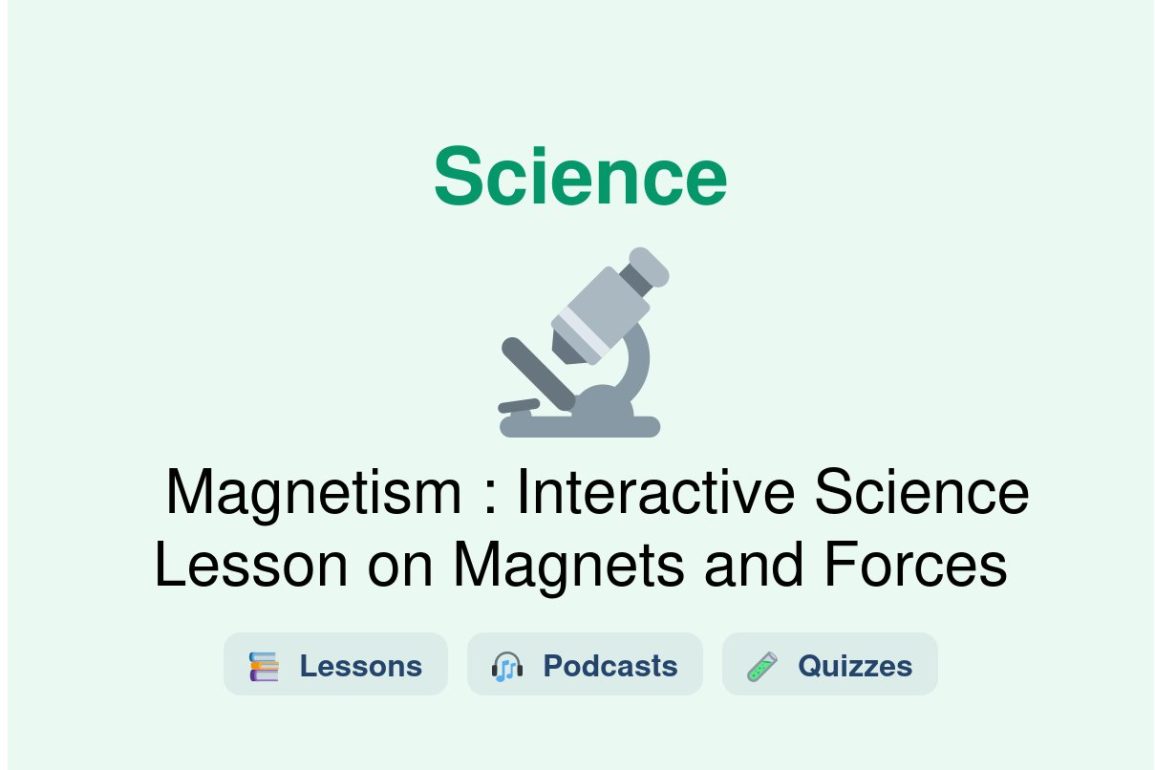 🎓 Magnetism : Interactive Science Lesson on Magnets and Forces