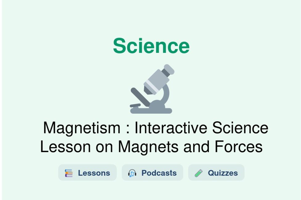 🎓 Magnetism : Interactive Science Lesson on Magnets and Forces
