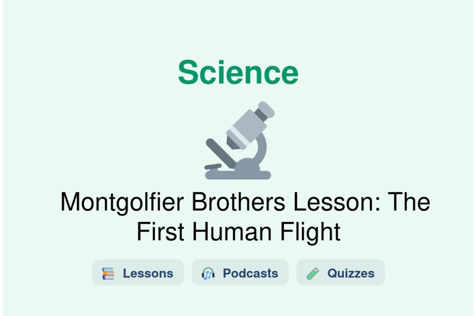 🎓 Montgolfier Brothers Lesson: The First Human Flight