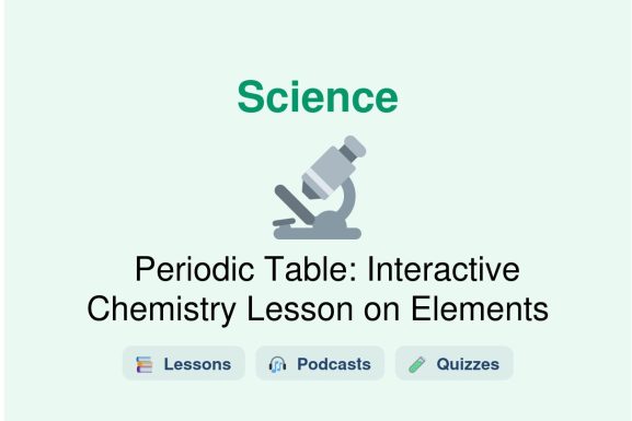 🎓 Periodic Table: Interactive Chemistry Lesson on Elements
