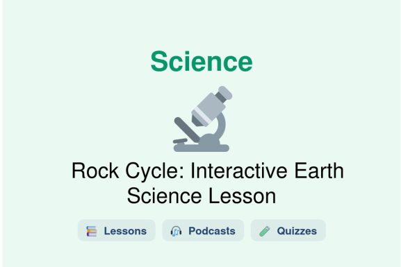 🎓 Rock Cycle: Interactive Earth Science Lesson