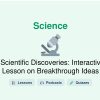 🎓 Scientific Discoveries: Interactive Lesson on Breakthrough Ideas